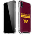 NFL Washington Commanders iPhone XR Clear Case