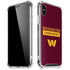 NFL Washington Commanders iPhone XS Max Clear Case