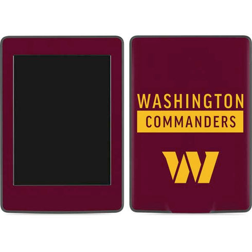 NFL Washington Commanders Amazon Kindle Skin
