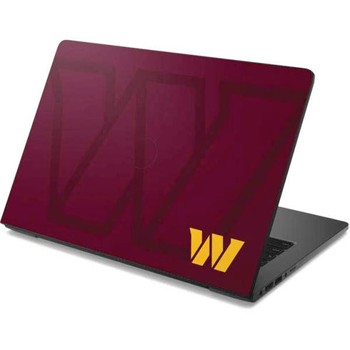 NFL Washington Commanders Large Logo Dell Chromebook Skin