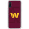 NFL Washington Commanders Large Logo Galaxy A10e Clear Case