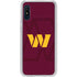 NFL Washington Commanders Large Logo Galaxy A10e Clear Case