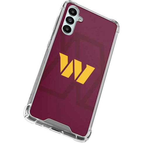 NFL Washington Commanders Large Logo Galaxy A14 5G Clear Case