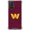NFL Washington Commanders Large Logo Galaxy A72 5G Clear Case