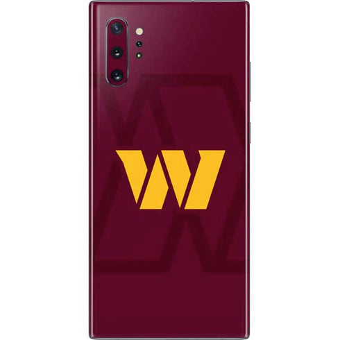 NFL Washington Commanders Large Logo Galaxy Note 10 Plus Skin
