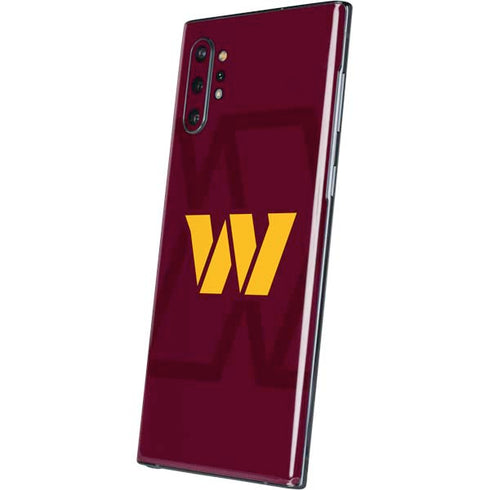 NFL Washington Commanders Large Logo Galaxy Note 10 Plus Skin