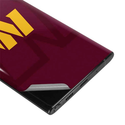 NFL Washington Commanders Large Logo Galaxy Note 10 Plus Skin
