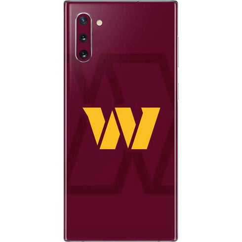 NFL Washington Commanders Large Logo Galaxy Note 10 Skin
