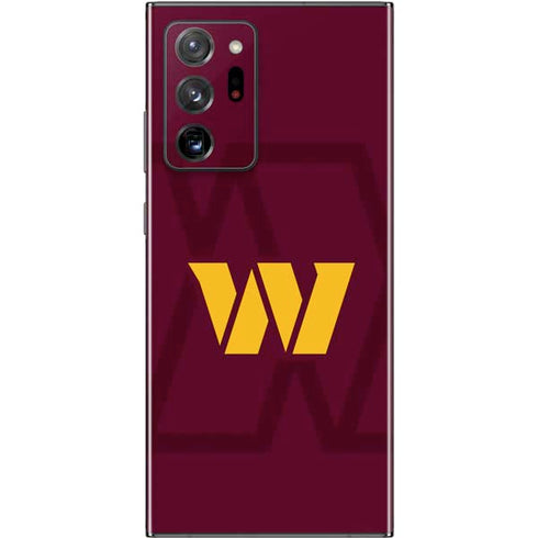 NFL Washington Commanders Large Logo Galaxy Note20 Ultra 5G Skin