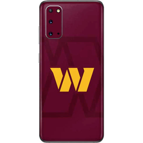 NFL Washington Commanders Large Logo Galaxy S20 Skin