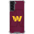 NFL Washington Commanders Large Logo Galaxy S21 5G Clear Case