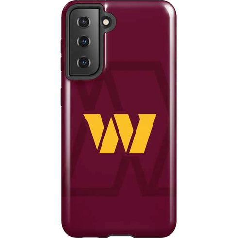 NFL Washington Commanders Large Logo Galaxy S21 5G Pro Case