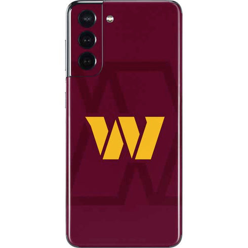 NFL Washington Commanders Large Logo Galaxy S21 5G Skin