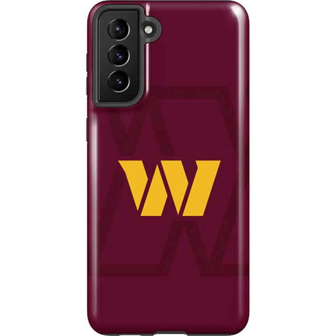 NFL Washington Commanders Large Logo Galaxy S21 Plus 5G Pro Case