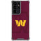 NFL Washington Commanders Large Logo Galaxy S21 Ultra 5G Clear Case