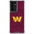 NFL Washington Commanders Large Logo Galaxy S21 Ultra 5G Clear Case