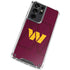 NFL Washington Commanders Large Logo Galaxy S21 Ultra 5G Clear Case