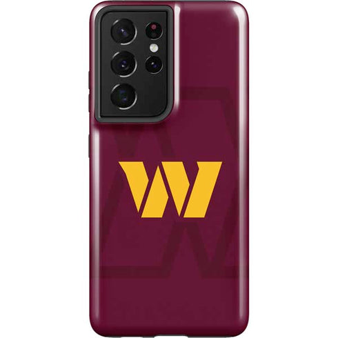 NFL Washington Commanders Large Logo Galaxy S21 Ultra 5G Pro Case