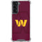NFL Washington Commanders Large Logo Galaxy S22 Clear Case