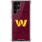 NFL Washington Commanders Large Logo Galaxy S22 Ultra Clear Case