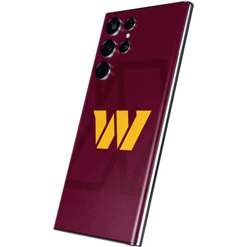 NFL Washington Commanders Large Logo Galaxy S22 Ultra Skin