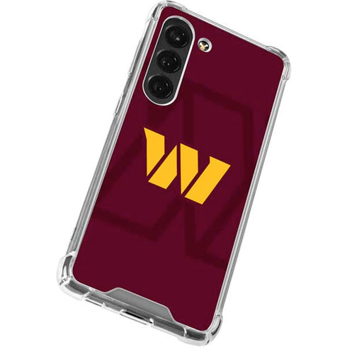 NFL Washington Commanders Large Logo Galaxy S23 Clear Case