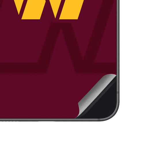 NFL Washington Commanders Large Logo Galaxy S23 FE Skin