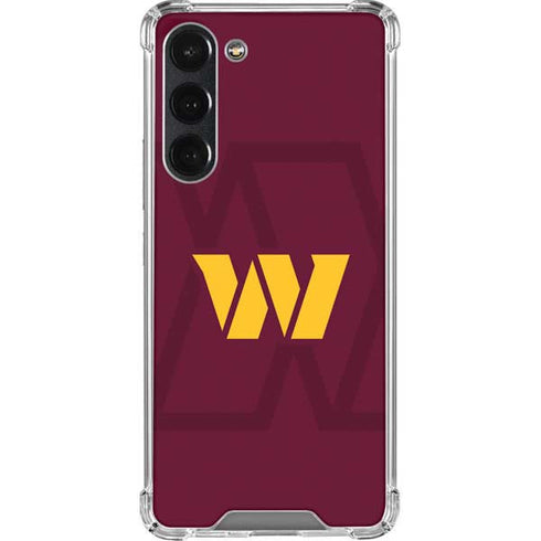 NFL Washington Commanders Large Logo Galaxy S23 Plus Clear Case