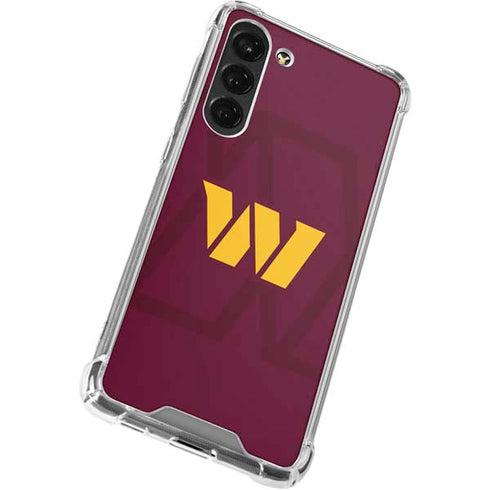 NFL Washington Commanders Large Logo Galaxy S23 Plus Clear Case