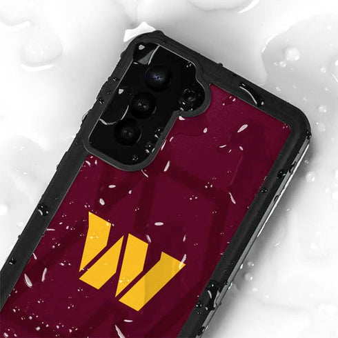 NFL Washington Commanders Large Logo Galaxy S23 Plus Waterproof Case