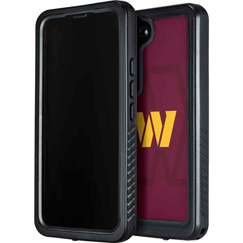 NFL Washington Commanders Large Logo Galaxy S23 Waterproof Case