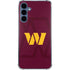 NFL Washington Commanders Large Logo Galaxy S24 Clear Case