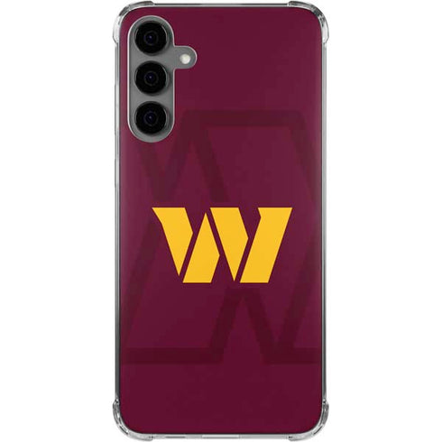 NFL Washington Commanders Large Logo Galaxy S24 Plus Clear Case