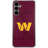 NFL Washington Commanders Large Logo Galaxy S24 Plus Clear Case