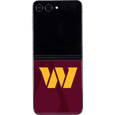 NFL Washington Commanders Large Logo Galaxy Z Flip5 5G Skin