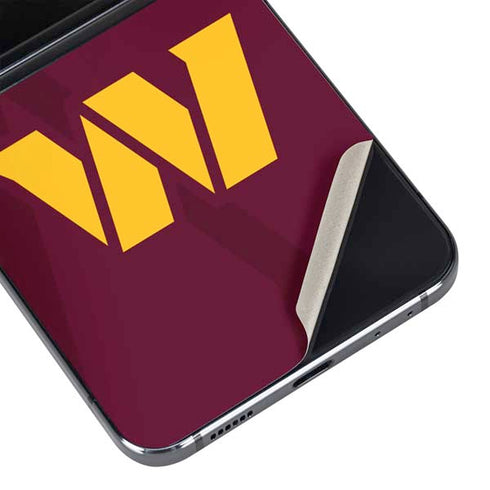 NFL Washington Commanders Large Logo Galaxy Z Flip5 5G Skin