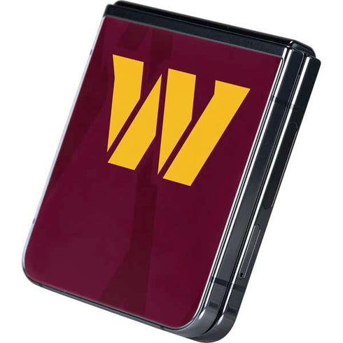 NFL Washington Commanders Large Logo Galaxy Z Flip5 5G Skin