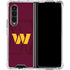 NFL Washington Commanders Large Logo Galaxy Z Fold4 5G Clear Case