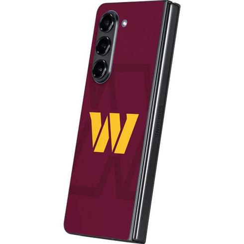 NFL Washington Commanders Large Logo Galaxy Z Fold5 5G Skin