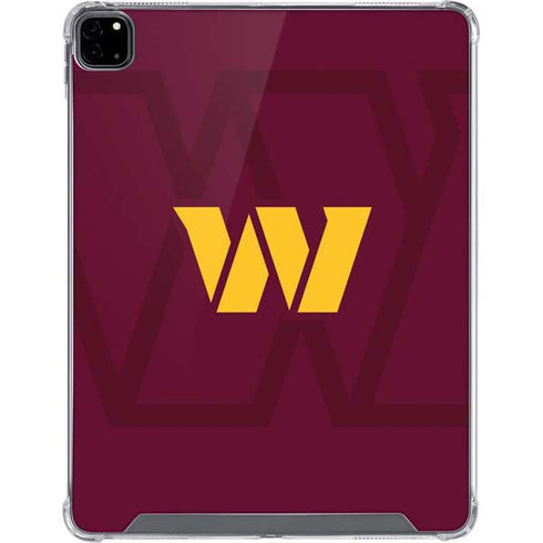 NFL Washington Commanders Large Logo iPad Pro 12.9in (2020) Clear Case