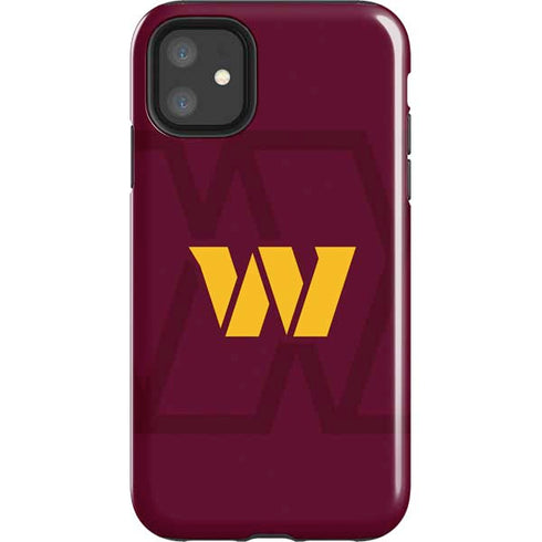 NFL Washington Commanders Large Logo iPhone 11 Impact Case