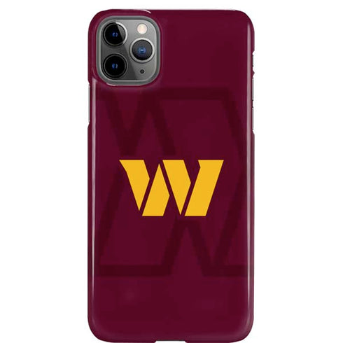 NFL Washington Commanders Large Logo iPhone 11 Pro Max Lite Case