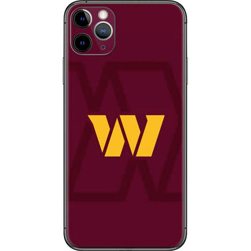 NFL Washington Commanders Large Logo iPhone 11 Pro Max Skin