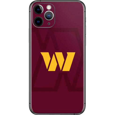 NFL Washington Commanders Large Logo iPhone 11 Pro Skin