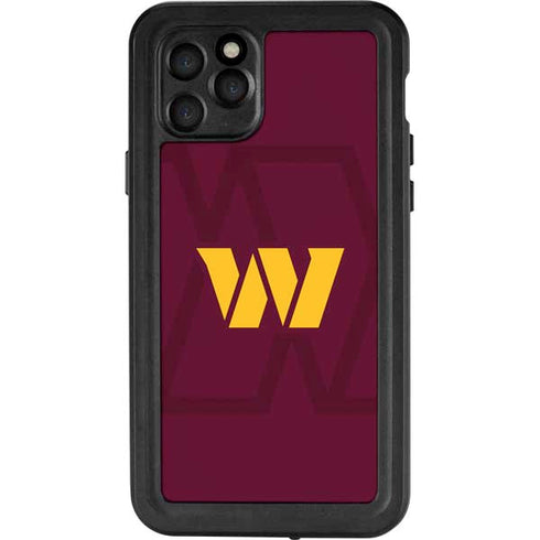 NFL Washington Commanders Large Logo iPhone 11 Pro Waterproof Case