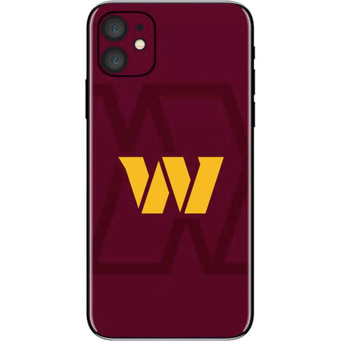 NFL Washington Commanders Large Logo iPhone 11 Skin