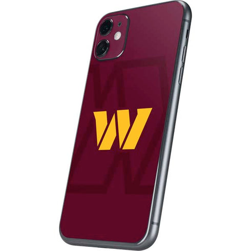 NFL Washington Commanders Large Logo iPhone 11 Skin