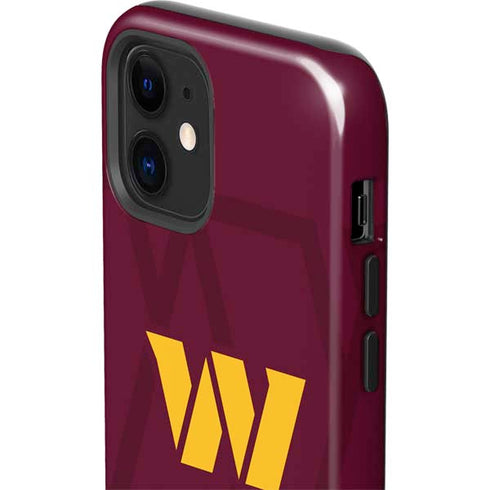 NFL Washington Commanders Large Logo iPhone 12 Impact Case