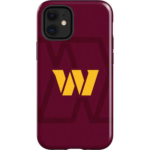 NFL Washington Commanders Large Logo iPhone 12 Mini Impact Case