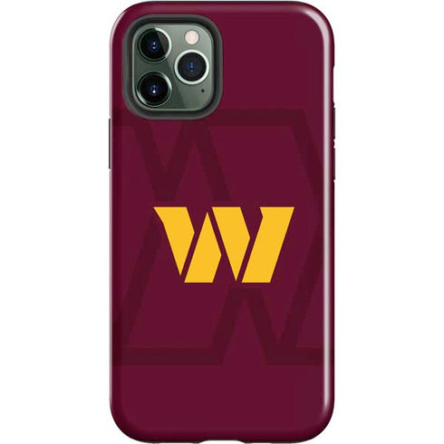 NFL Washington Commanders Large Logo iPhone 12 Pro Impact Case